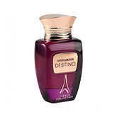 Frasco de Al Haramain Destino Woman Eau de Parfum 100 ml, diseño sofisticado y femenino