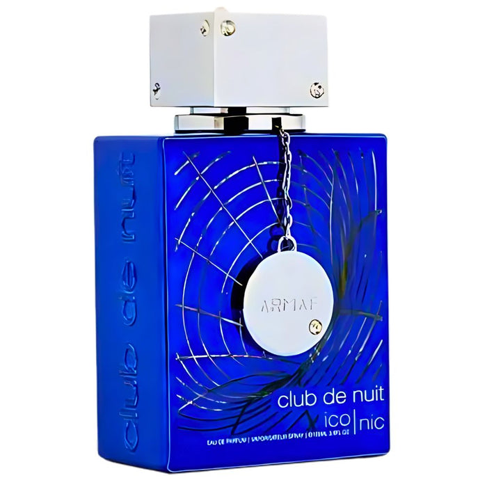 Frasco de Armaf Club De Nuit Iconic EDP 105 ml – Diseño elegante con notas cítricas, florales y amaderadas