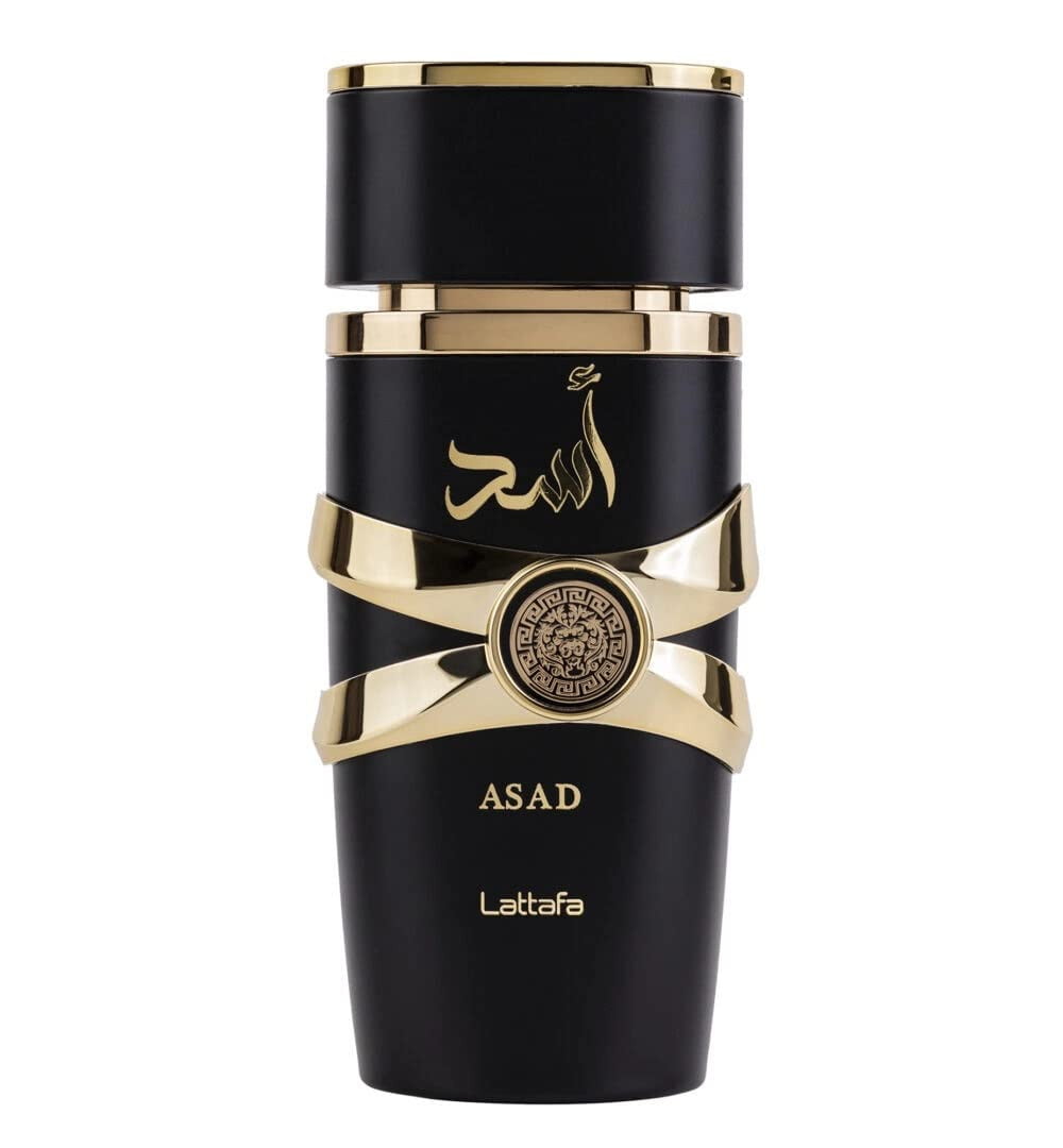 Botella de Lattafa Asad Eau de Parfum 100ml.