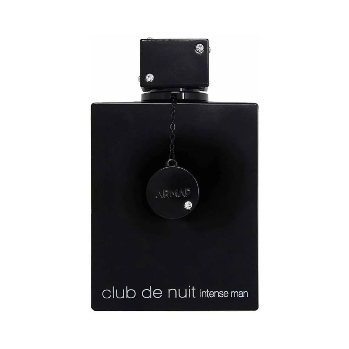 Frasco de Armaf Club de Nuit Intense Eau de Parfum 105 ml, diseño masculino y sofisticado.