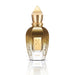 Frasco de Xerjoff Uden Overdose Parfum 50 ml, diseño robusto y vibrante.